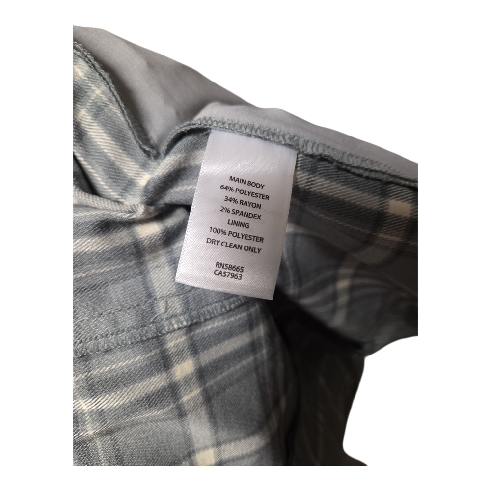 Treasure & Bond Women's  Oversized Gray Plaid Blazer - Picture 11 of 11